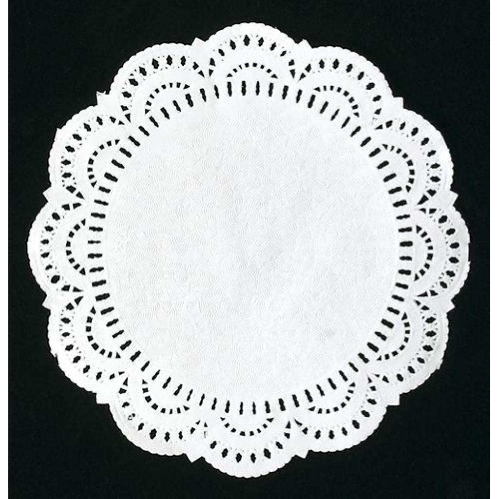 17cm Round Lace Doyleys 2000 x 6.5" White Paper Doilies 