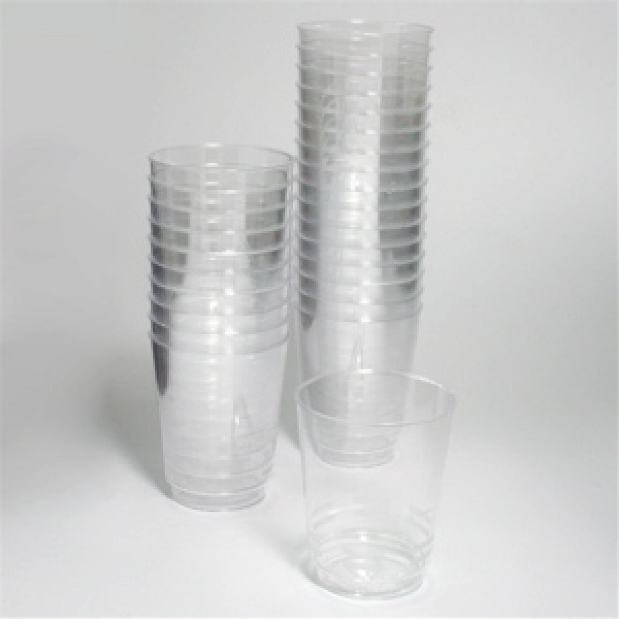 Clear 50ml 2oz Shot Sampling Glasses | Thali Outlet