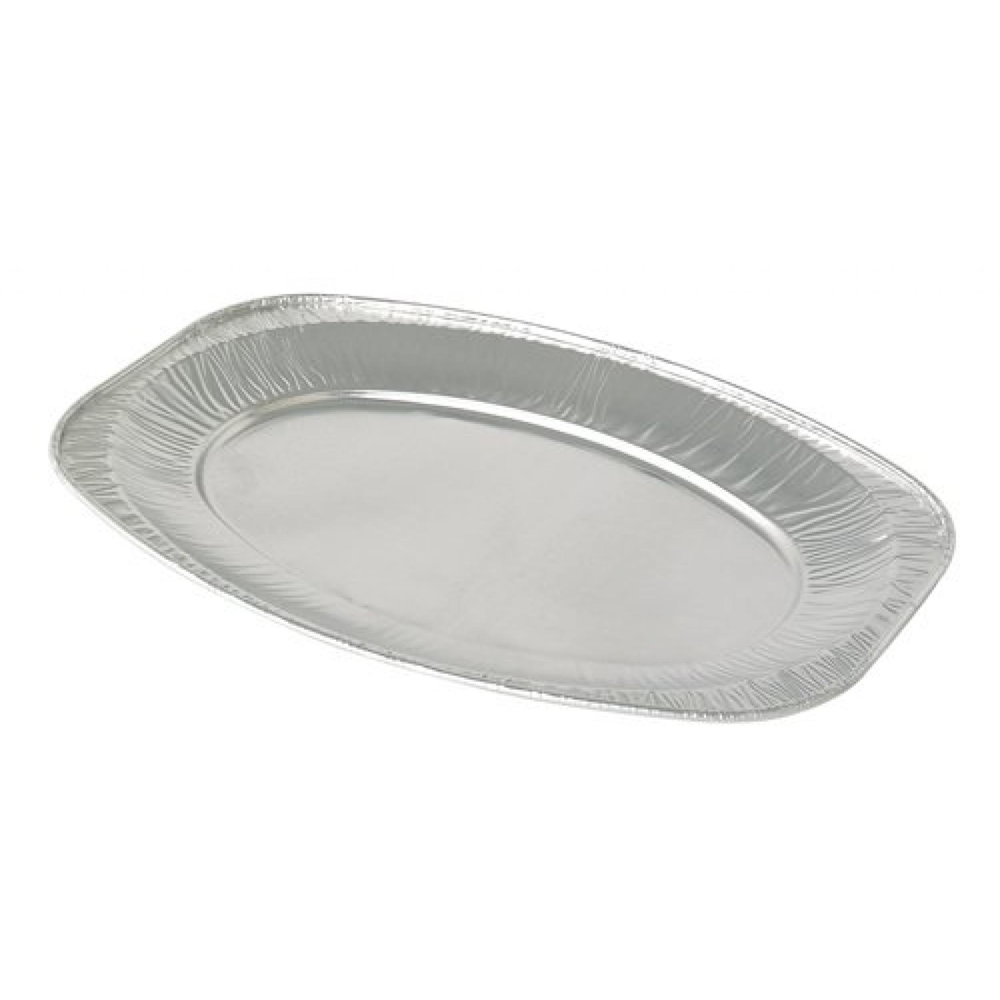 17" Oval Foil Disposable Serving Platters Tray 43cm