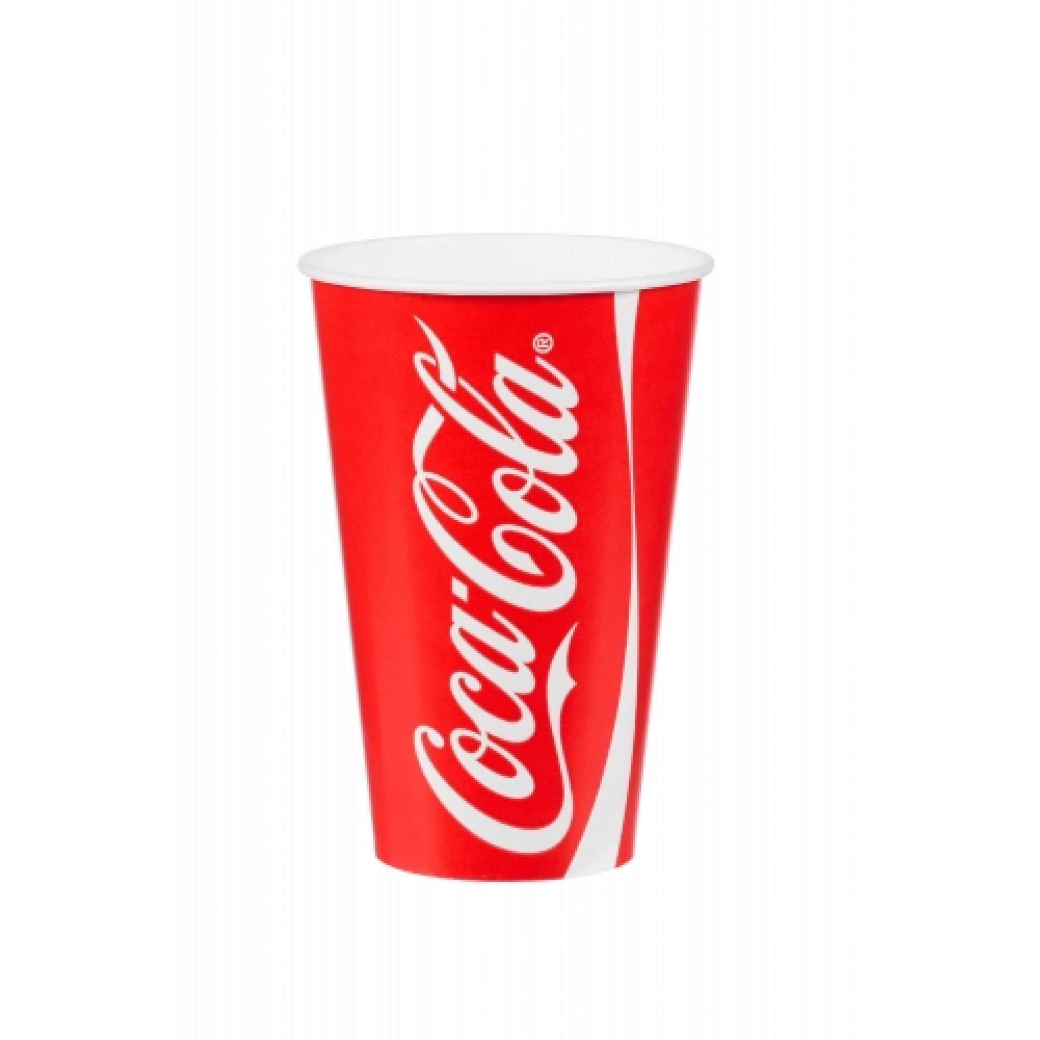 Coke / Coca Cola Paper Cups 9oz / 250ml Thali Outlet