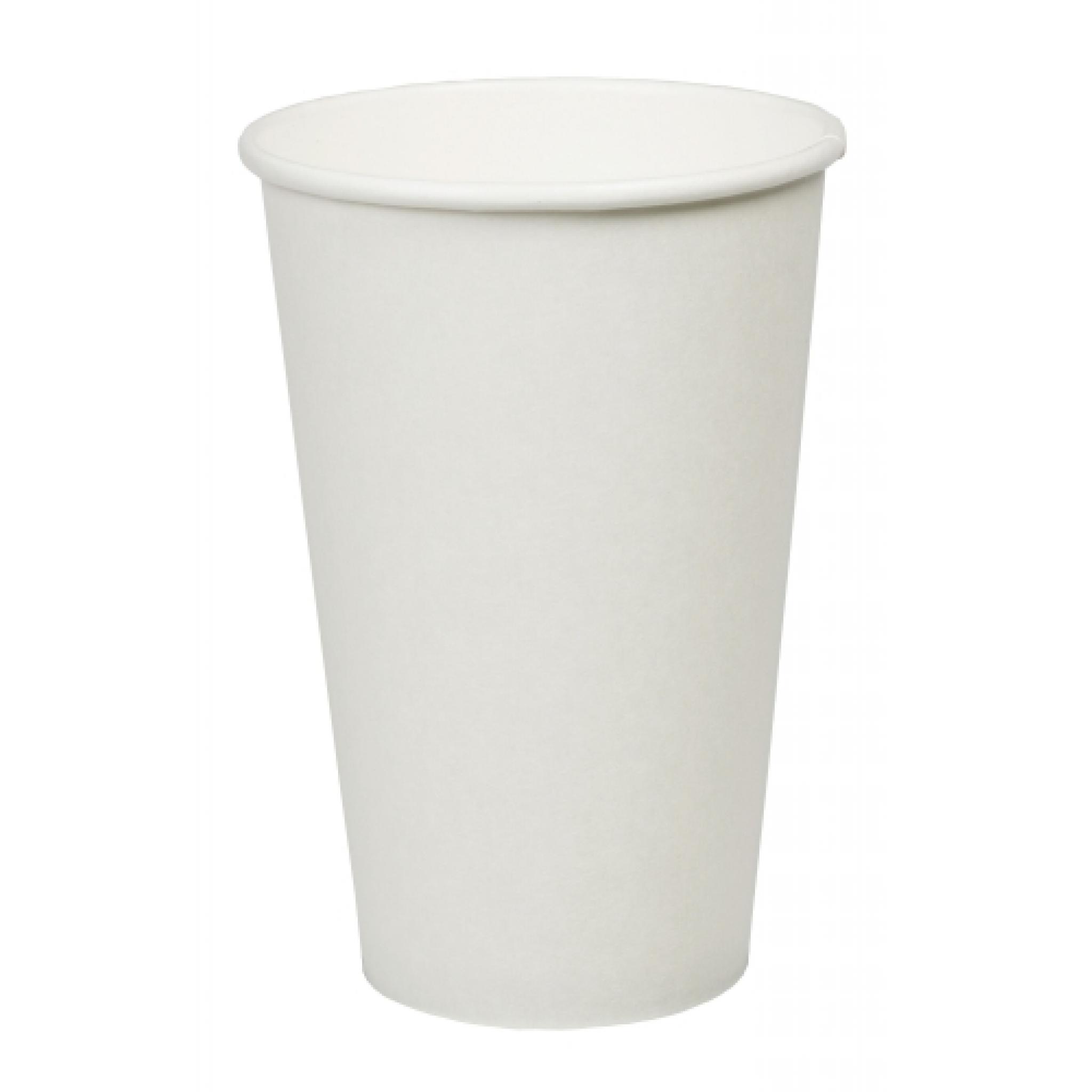 white paper cups for hot drinks