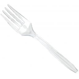 Clear Plastic Forks Reusable Disposable Cutlery