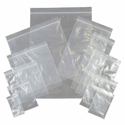 Grip Seal Bags 9" x 12.75" A4 - GA4 Clear Plastic Resealable Air Tight Waterproof for Food Freezing or Storage