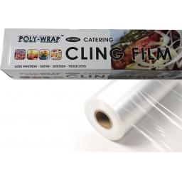 Cling Film Kitchen 300mm x 300m Cutting Edge Poly Wrap - Catering Size