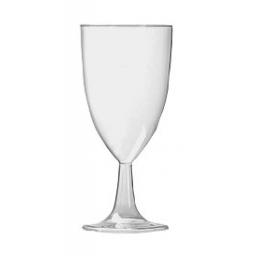 8oz Classique Clear Plastic Wine Goblets Cups Glasses - Disposable Juice Soft Drink