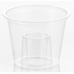 Bomb Shots Cups 60ml / 25ml Clear Plastic Glasses Drinking Mixers Disposable for Red Bull & Jagerbomb Jagermeister