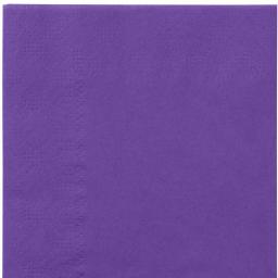 Purple Paper Napkins 2 Ply 33cm 4 Fold Tissue Serviettes