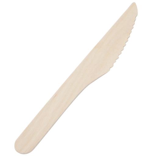 Wooden Knives Biodegradable Disposable High Quality Single Use Cutlery