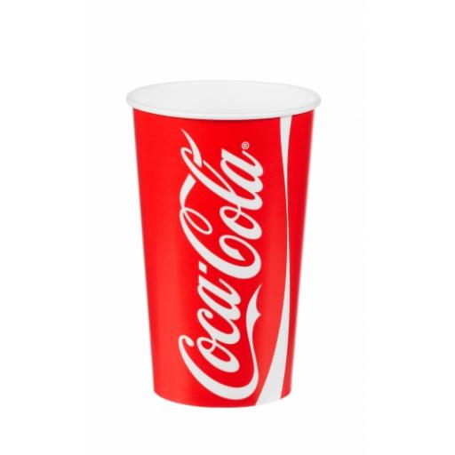 100 x 9oz Pepsi Paper Cups With Lids & Straws Cold Drinks Cup Fizzy Coca Cola 