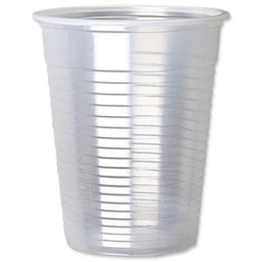 Clear Plastic 7oz Strong Drinking Tumbler Disposable Cups For Water Coolers