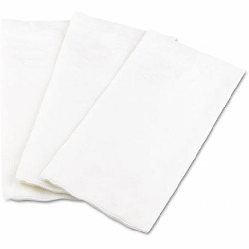 White Paper Napkins 2 Ply 40cm 8 Fold Tissue Serviettes