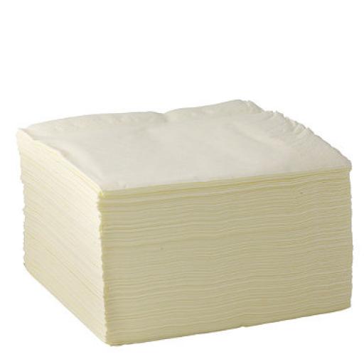 Cream Paper Napkins 2 Ply 40cm 4 Fold Tissue Serviettes