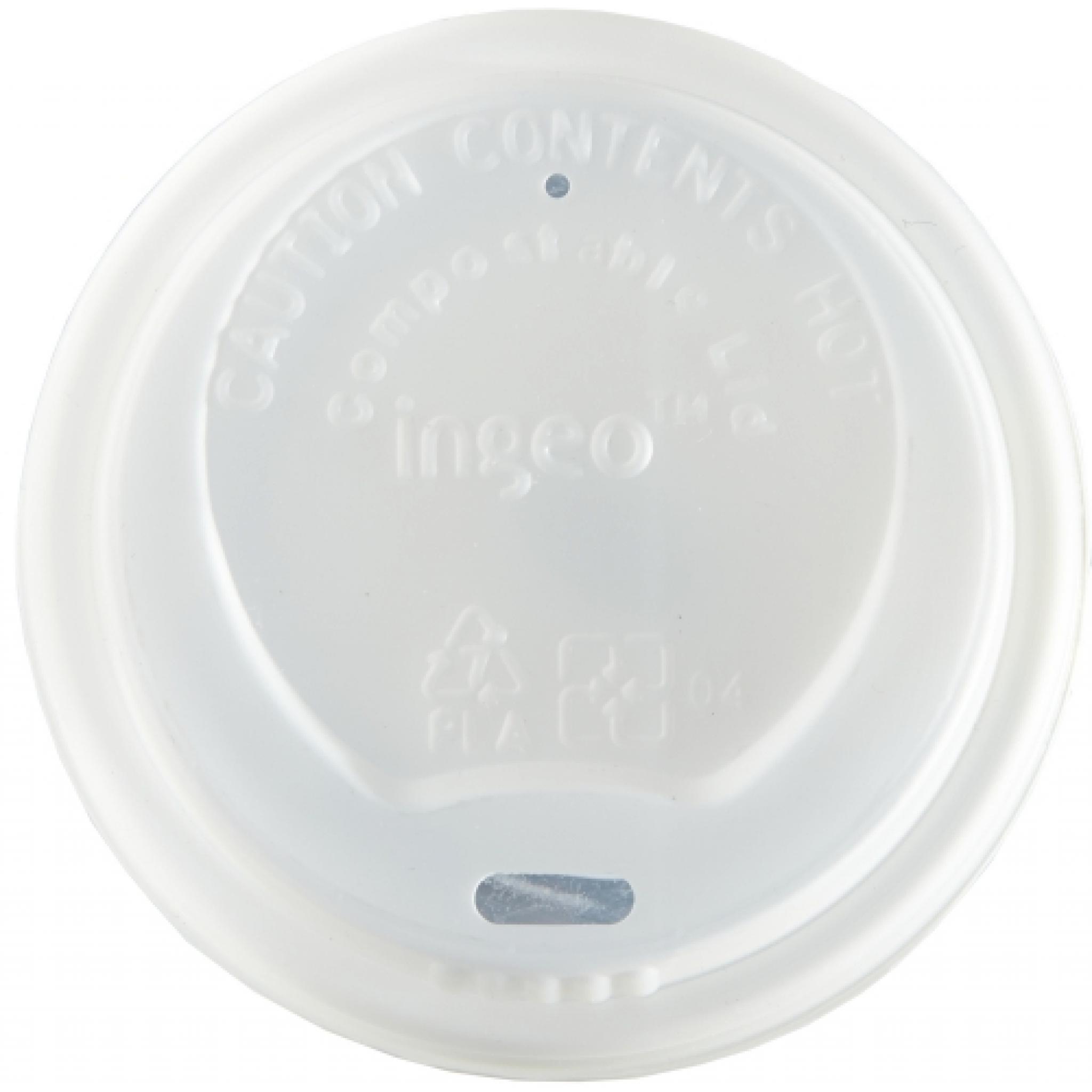 8oz White Paper Coffee Cup Compostable Disposable Cups with Biodegradable Lids