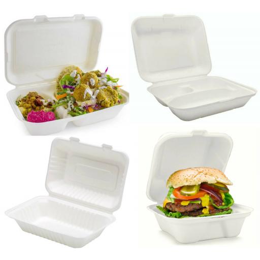 Compostable - Bagasse Containers Boxes