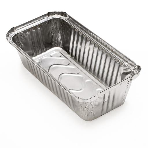 Foil Containers No 6A Rectangle 850cc Aluminium - Hot Cold Food Takeaways