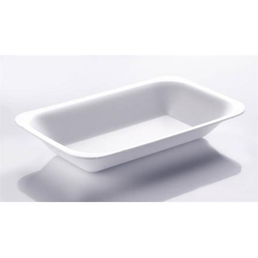 500 x Chippy Foam Polystyrene Tray White Chip Tray Cafe Takeaway Catering 