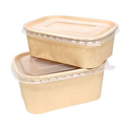 Paper - Kraft Rectangle Deli Containers