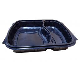 Black Container Plastic Microwave 2 Compartment.jpg