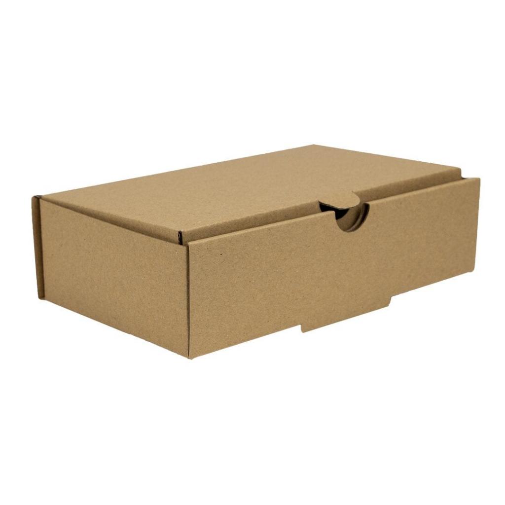 Corrugated Small Kraft Plain Chips Boxes Thali Outlet