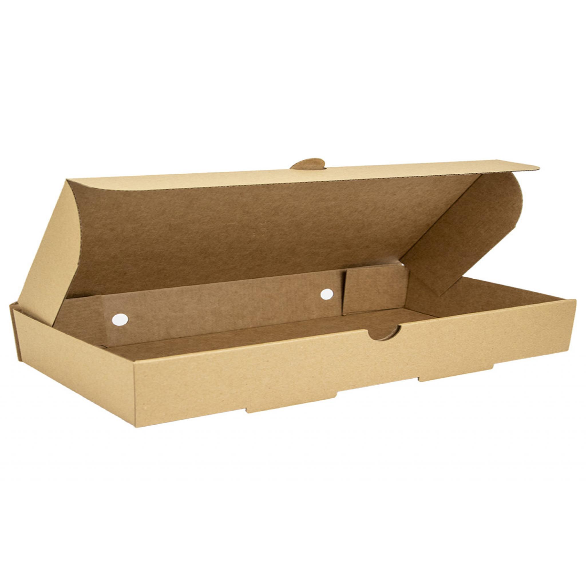 Corrugated Large Kraft Plain Fish Chips Boxes