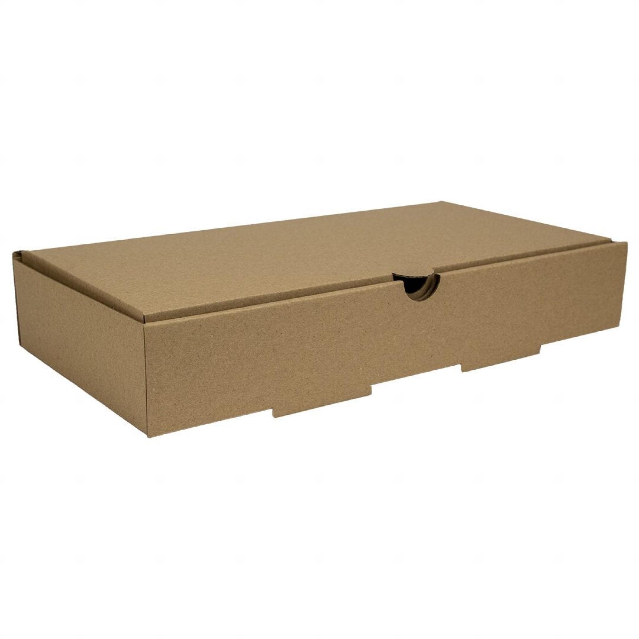 Corrugated Medium Kraft Plain Fish Chips Boxes