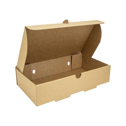 Corrugated Small Kraft Plain - Fish and Chips Boxes