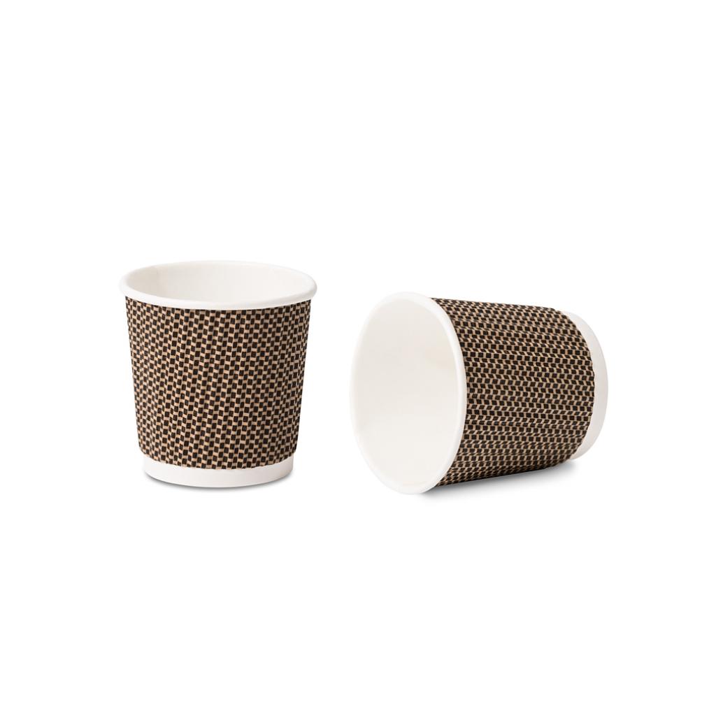 4oz VIP Brown Paper Coffee Cups 3 Ply | Thali Outlet