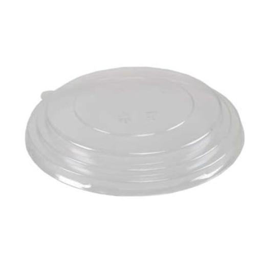 Clear PP Lids for Extra Large 46oz - 1300ml Brown Kraft Salad Poke Bowls Containers