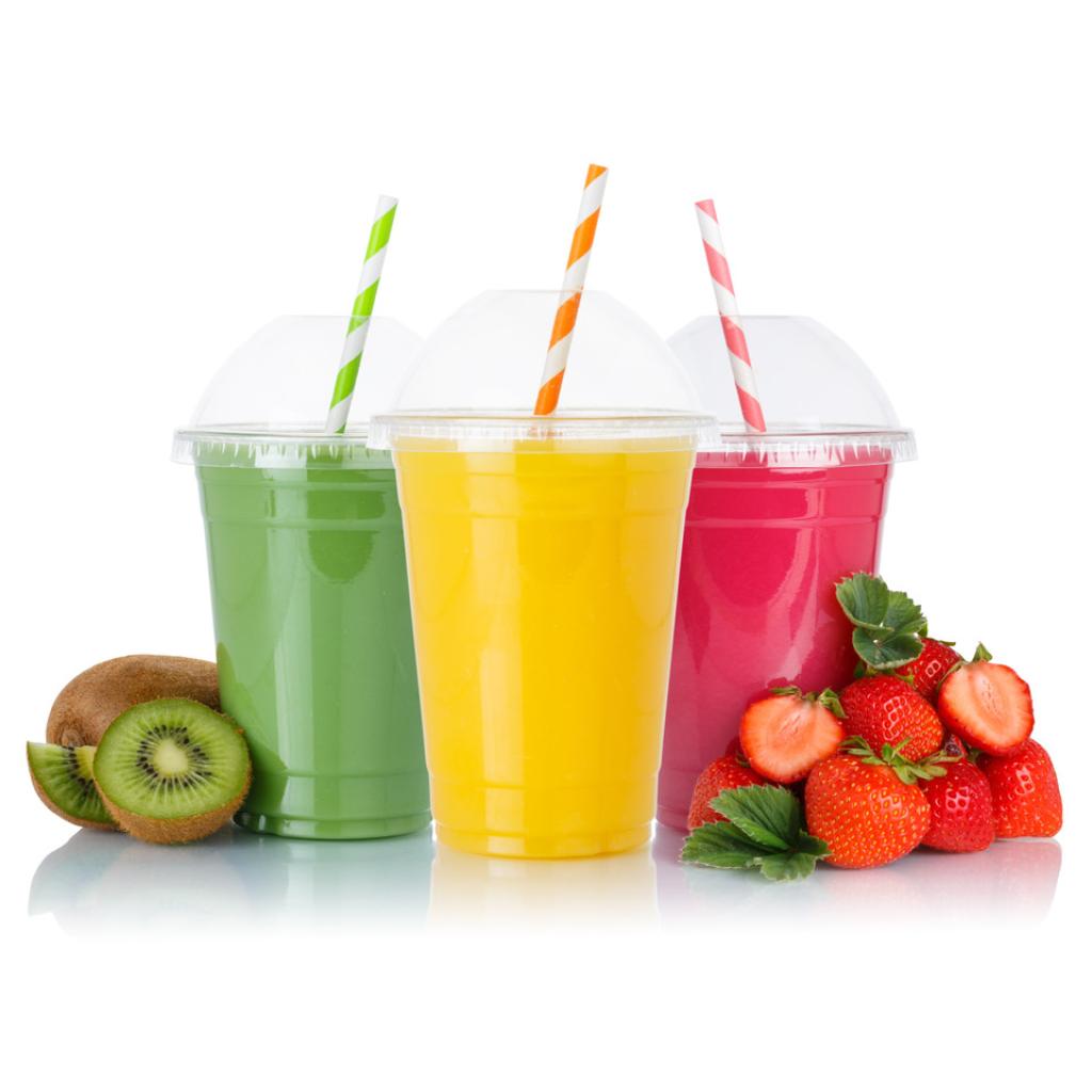 Clear Plastic Smoothie Cups 9oz / 255ml Thali Outlet