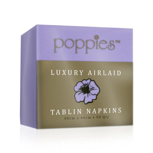 Lilac - Tablin Airlaid Paper Luxury Premium Napkins 40cm - Linen Feel Serviettes